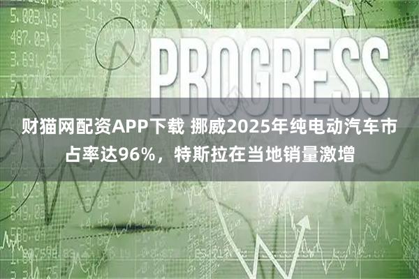 财猫网配资APP下载 挪威2025年纯电动汽车市占率达96%，特斯拉在当地销量激增